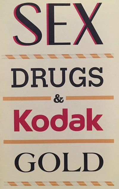 Sex, Drugs and Kodak Gold<br>Sandy Kim<br> SOLD OUT
